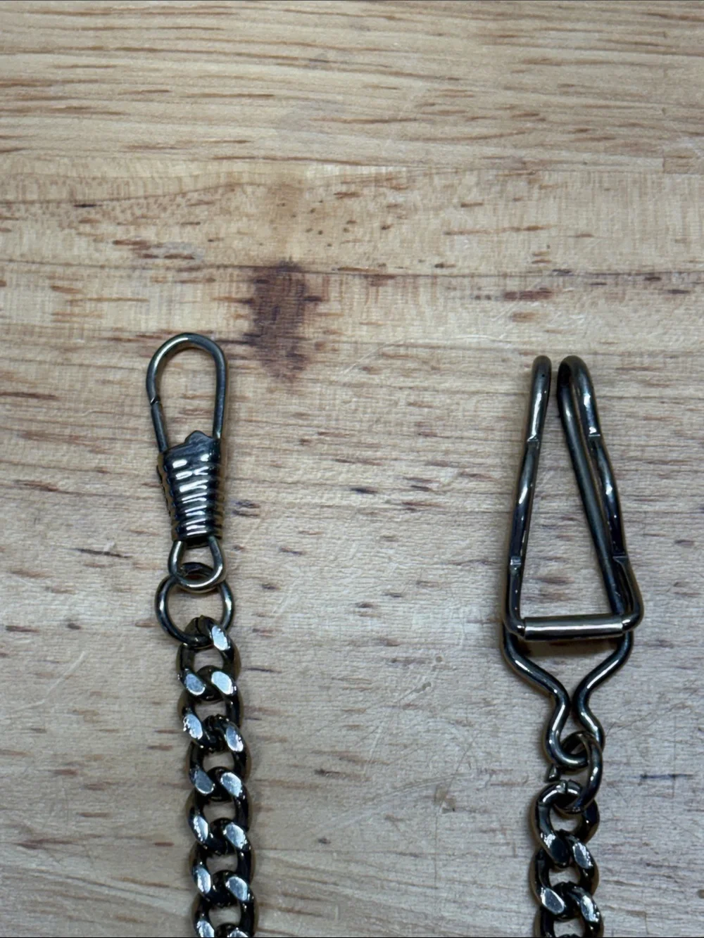 Men's Black Chain Wallet Clip - Stylish Pocket Accessory